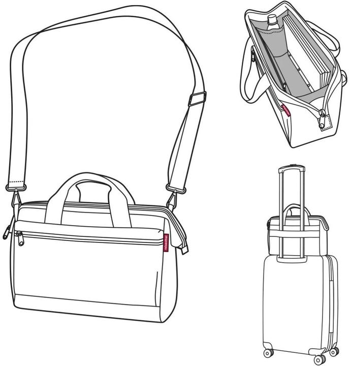 Image du produit reisenthel Sac à bandoulière Allrounder S pocket Paisley Black