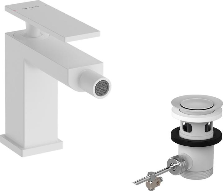 Image du produit hansgrohe Tecturis E Mitigeur monocommandé pour bidet, saillie 149mm, avec garniture découlement