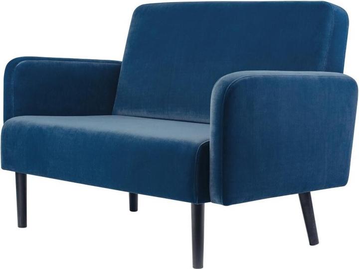 Produktbild Paperflow 2-Sitzer Sofa LISBOA blau schwarz Stoff (2-Sitzer)