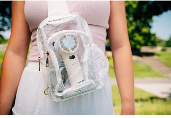 Actual product image Verbatim CoolnGo Handheld Fan White