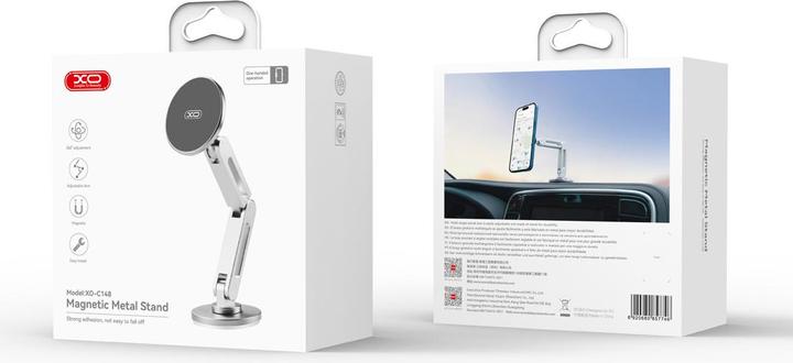 Actual product image xO car holder C148 magnetic black glued