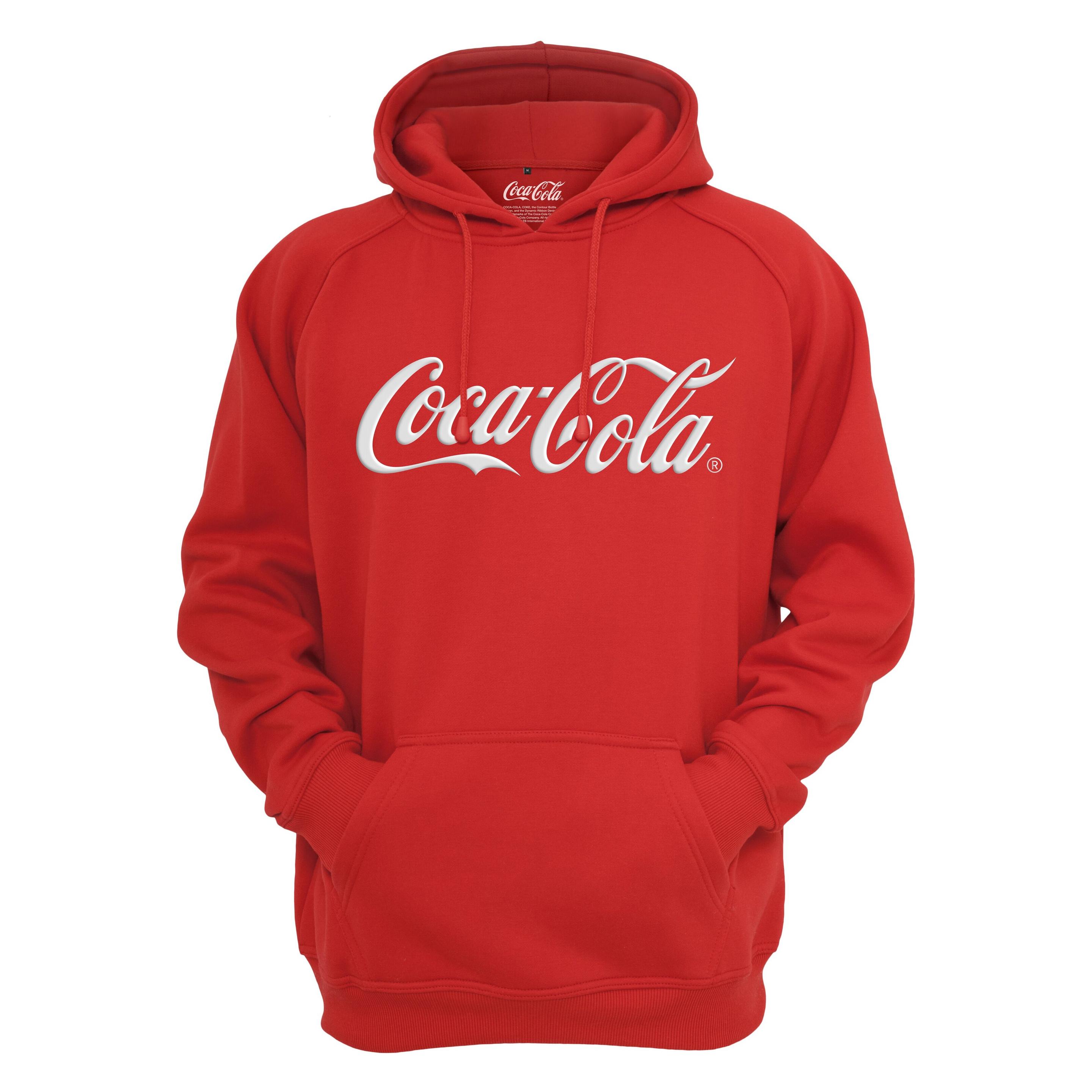 Merchcode, Herren, Pullover, Coca Cola Classic Hoody, Rot, (Xs)