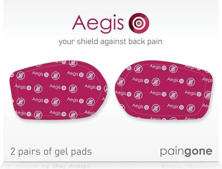 Actual product image Paingone Aegis gel pads