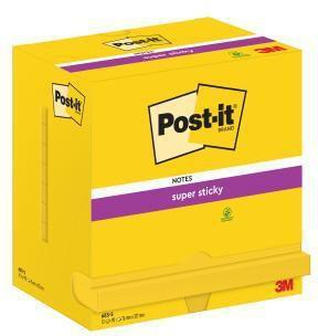 Immagine prodotto Post-it Super Sticky Notes, 127 x 76 mm, giallo (127 x 76 mm)