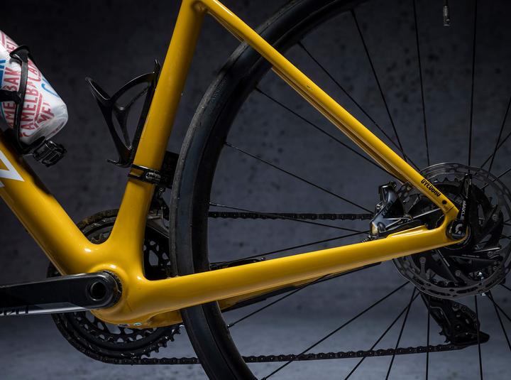 Actual product image Dyedbro Gravel Frame Protection Kit Clear - Black Gloss