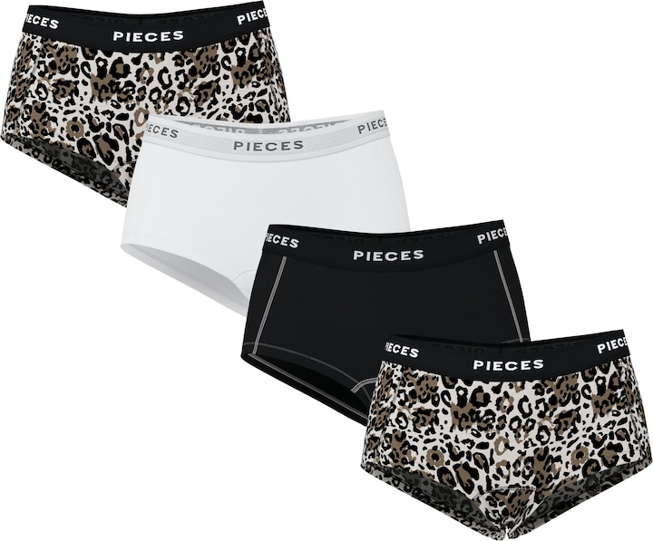 Immagine prodotto Pieces Pclogo Lady 4 Pack Aop/Solid Noos Bc (L, confezione da 4)