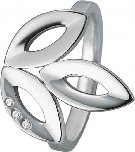 Produktbild Xen Ring Blüte mit 3 Brillanten 0,015 ct. poliert (55)