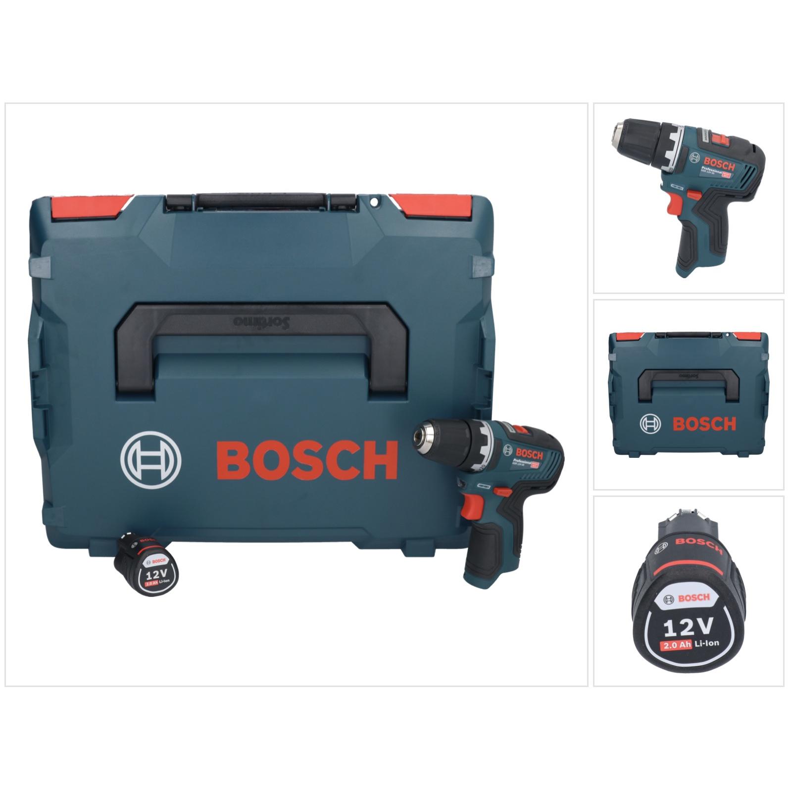 Bosch Professional, Bohrmaschine + Akkuschrauber, Bosch GSR 12V-35 Professional Akku Bohrschrauber 12 V 35 Nm Brushless ...