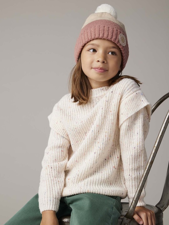 Immagine prodotto Vertbaudet Maglione da bambina in maglia screziata (146)
