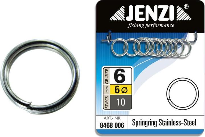 Produktbild Jenzi Springringe aus rostfreiem Stahl