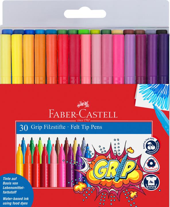Image du produit Faber-Castell Grip Marqueur permanent (30x)