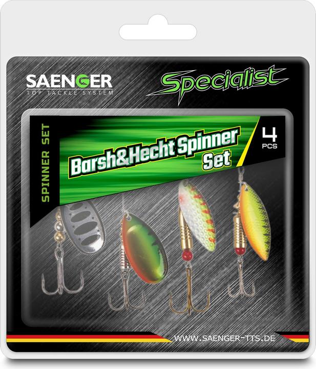 Immagine prodotto Sänger Specialist Barsch + Hecht Spinner Set 4 Stk. (15.50 cm)