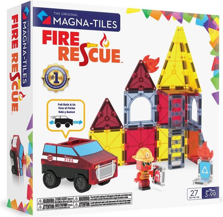 Actual product image Magna-Tiles Fire Rescue