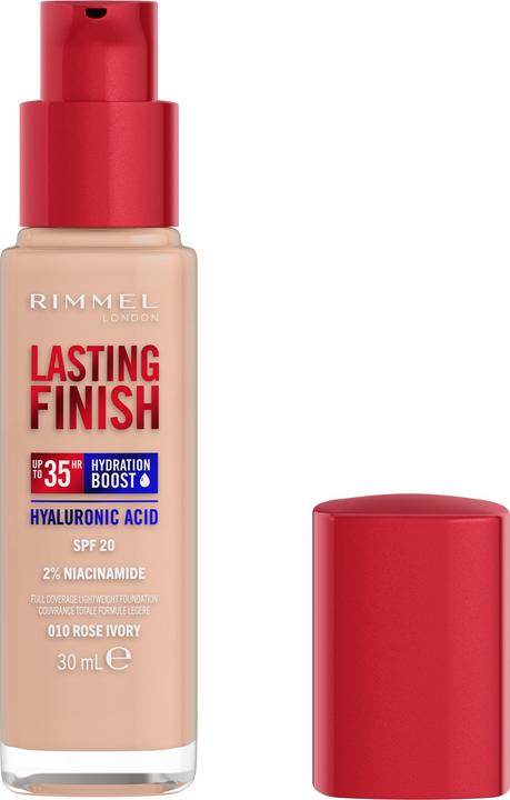 Actual product image Rimmel London Lasting Finish 35H (010 Rose Ivory)
