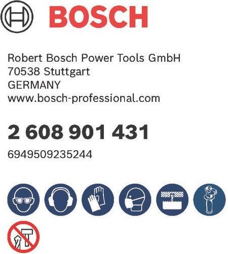 Productafbeelding Bosch Professional Zubehör Blau Zubehör 2608901431 Präzision für Bleche Hartmetall 48 mm (48 mm)