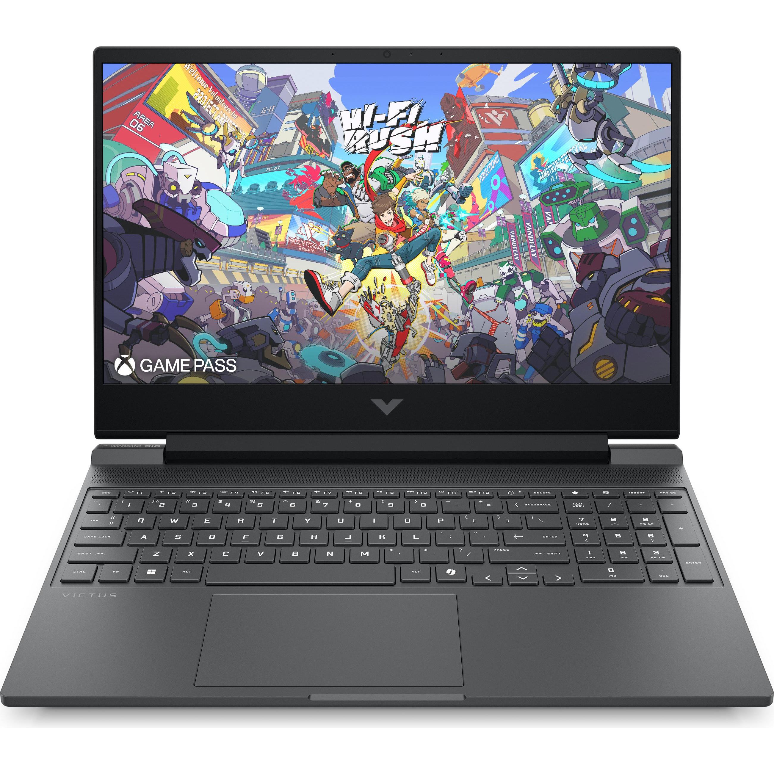 HP Victus Gaming Laptop 15-fa2033nl (15.60", 16 GB, Nummernblock, Intel Core 7 240H), Notebook, Schw