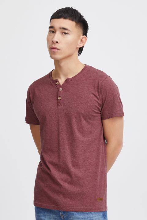 Immagine prodotto Solid Volker T-Shirt A Maniche Corte Maglietta Da Uomo Con Collo Grandad (L)