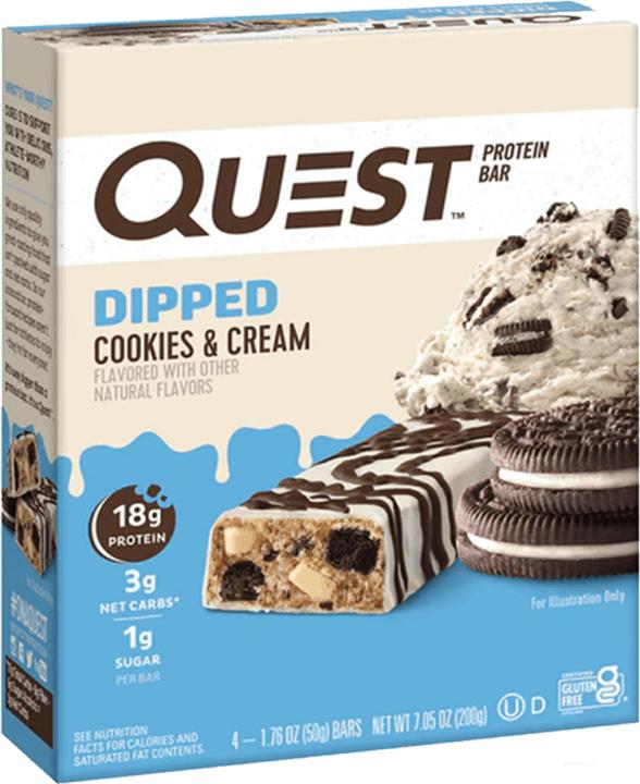 Actual product image Quest Bar Dipped (12 pcs., 720 g)