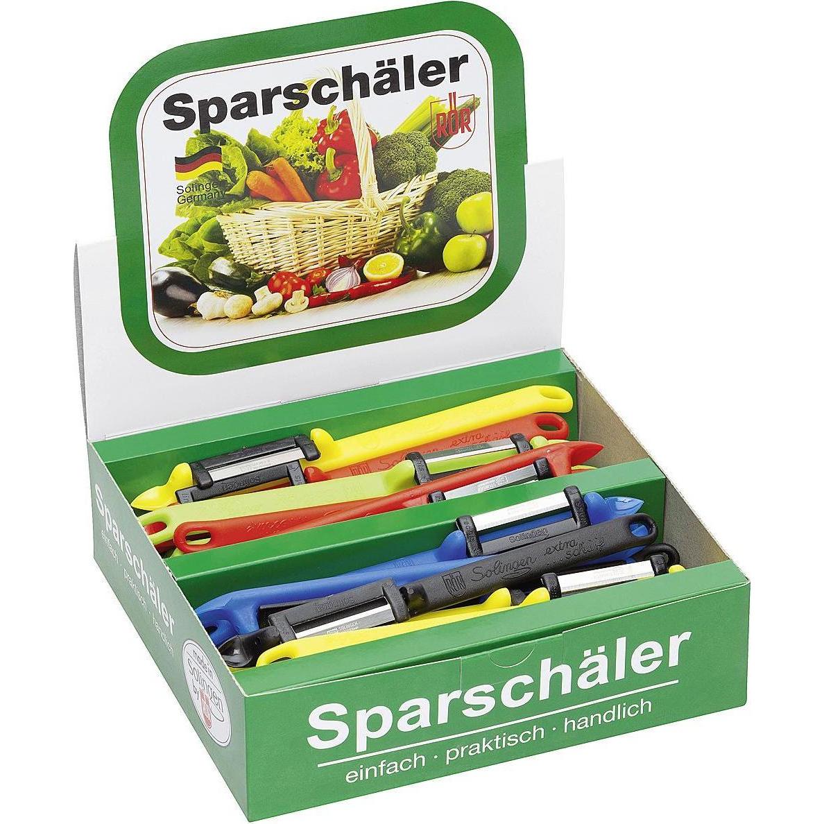 Rör Pelatrice universale con manico in plastica, Pelapatate, Multicolore