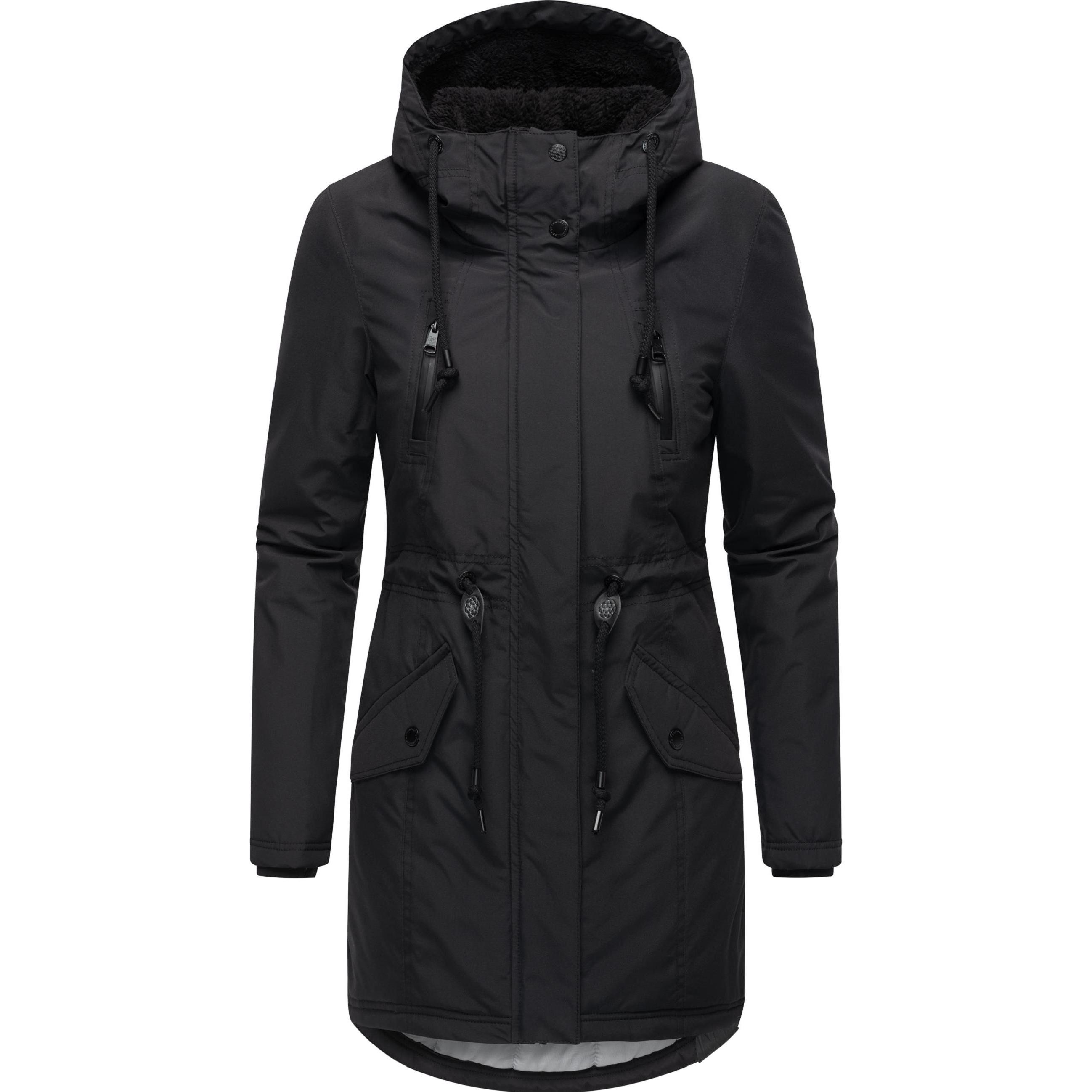 Ragwear, Damen, Jacke, Elsien (5XL), Schwarz, 5XL