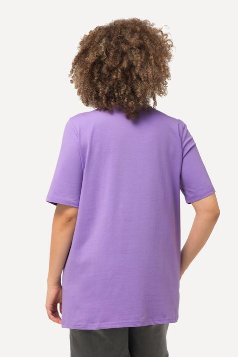Produktbild Ulla Popken T-Shirt, A-Linie, V-Ausschnitt, Halbarm (58)