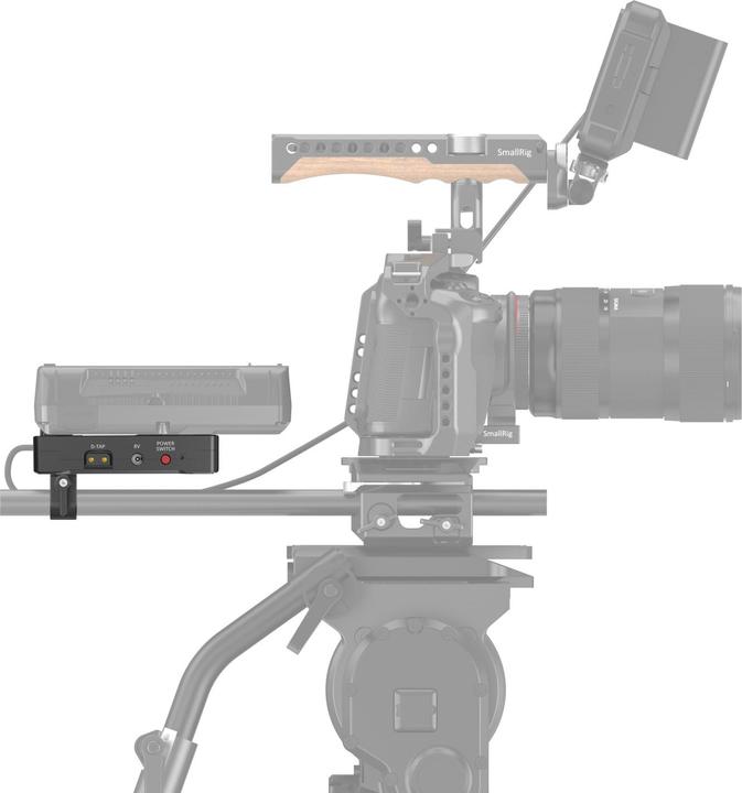 Immagine prodotto SmallRig V Mount Battery Adapter Plate (Basic Version) with Dual Rod Clamp 3498B