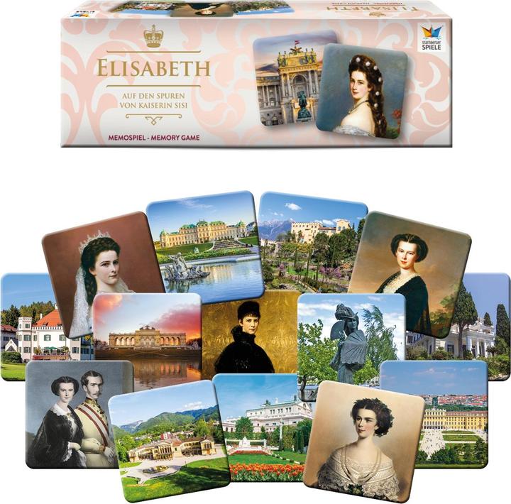 Immagine prodotto Starnberger Spiele Memo Game Elisabeth (Sulle orme dell'imperatrice Sisi) (Tedesco, Inglese)