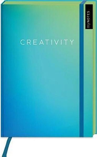 Produktbild myNOTES Notizbuch A5: Creativity (A5, Blanko, Harter Einband)