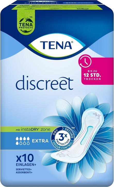 Actual product image Tena Incontinence pads Discreet Extra 10 pieces (10 x, Regular)