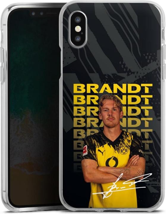 Produktbild DeinDesign Handyhülle für Apple iPhone X Silikon Hülle Case Smartphone Schutzhülle BVB Borussia Dortmund (Apple iPhone X)