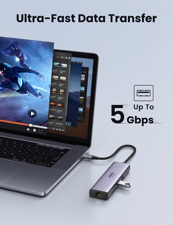 Image du produit Ugreen CM512 (USB-C, 7 ports)