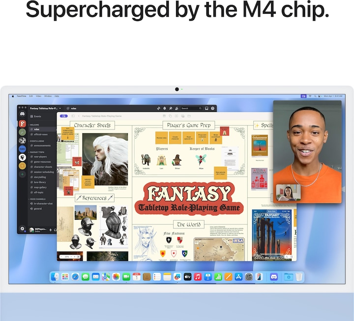 Produktbild Apple iMac 2024 (M4, 16 GB, 256 GB, Apple M4 8-Core)
