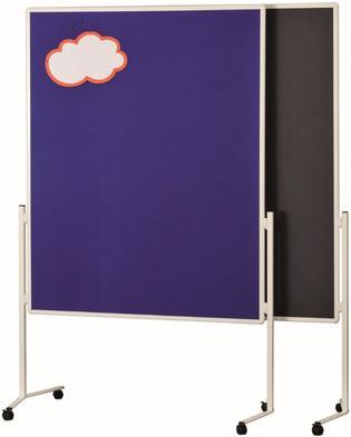 Produktbild Magnetoplan MAGNETOP. Moderatorentafel Filz blau 2111103 starr 1200x1500mm (120 x 150 cm)