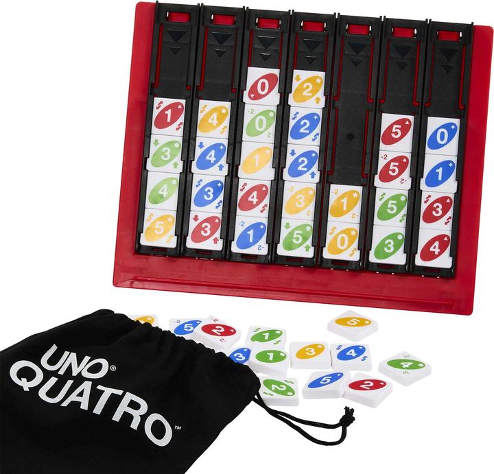 Produktbild Mattel Games Quatro (Deutsch, Englisch, Französisch, Italienisch, 2 - 4 Spieler)