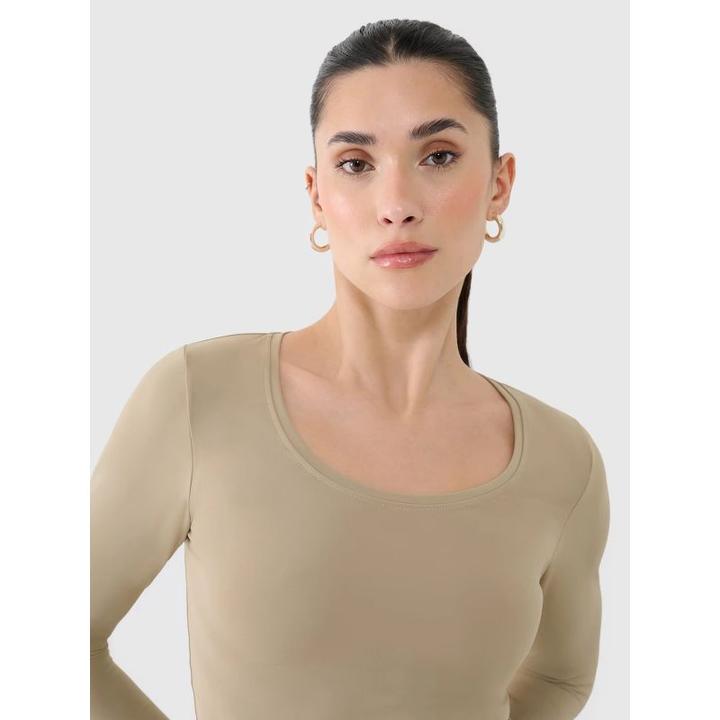 Immagine prodotto 4F Schlankes, glattes Damen-Langarmshirt (S)