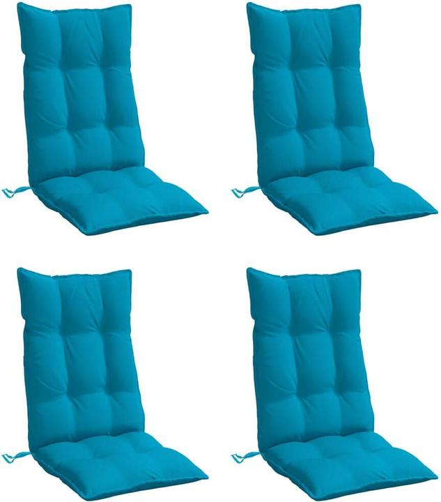 Produktbild vidaXL Hochlehner-Auflagen 4 Stk. Oxford-Gewebe (120 x 50 x 7 cm)