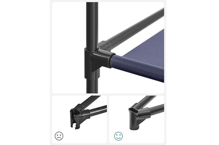 Image du produit Songmics Regal mit 3 hochrollbaren Türen 150 x 175 cm, Grau