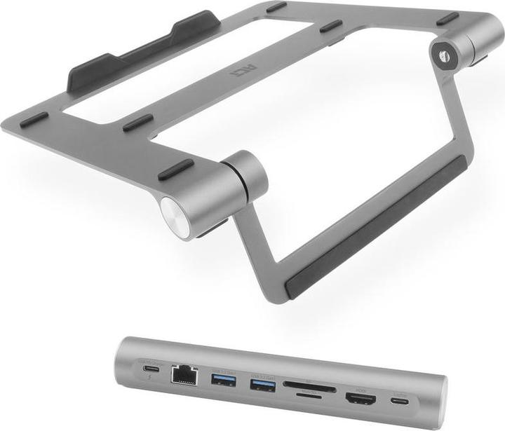 Actual product image Laptop stand with detachable docking station