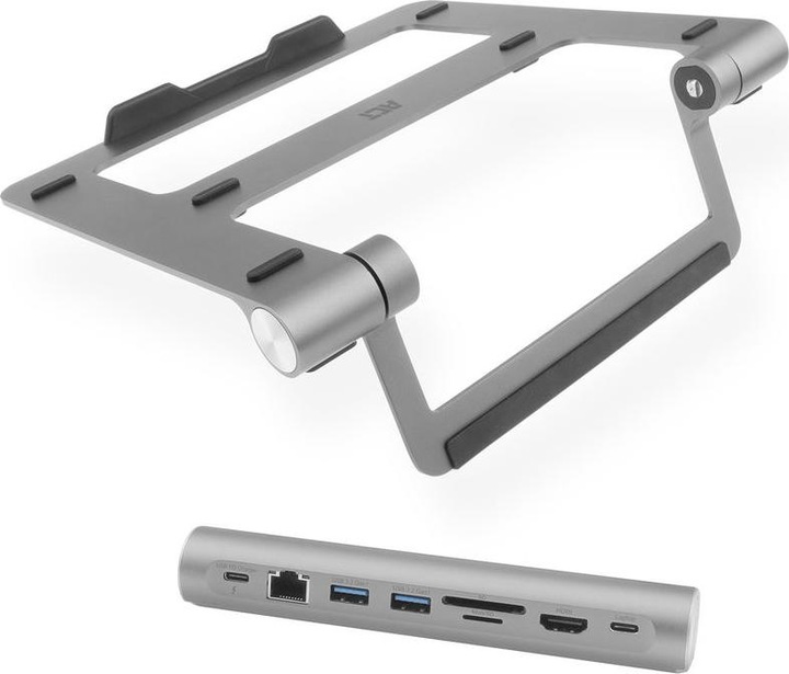 Immagine prodotto Supporto per laptop con docking station staccabile