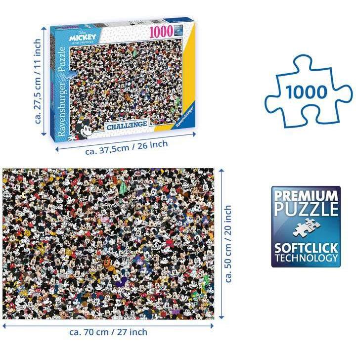 Thumbnail - Ravensburger Challenge Mickey (1000 Teile)