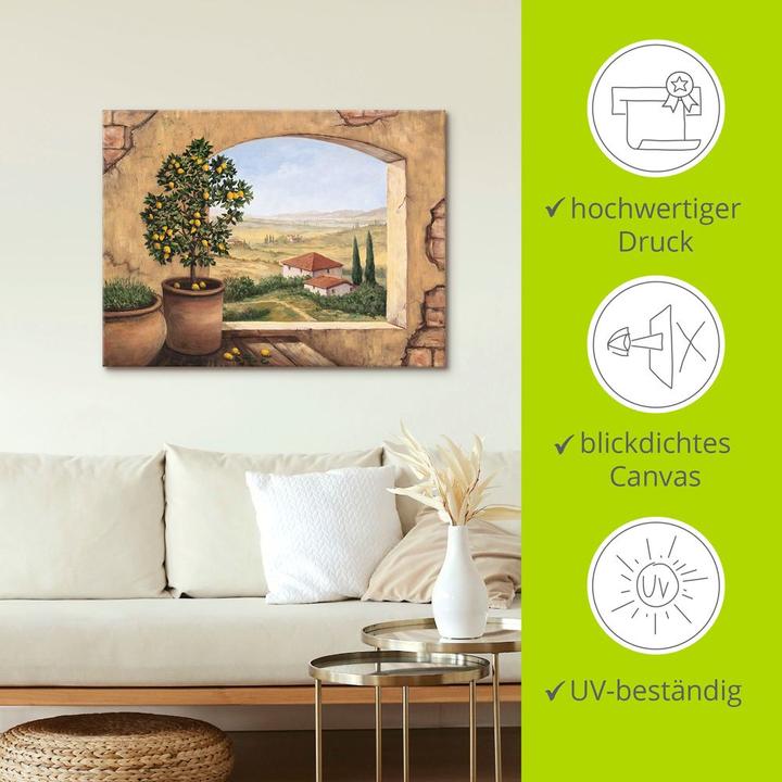 Actual product image Artland Windows in Tuscany T5ZG (80 x 60 cm)