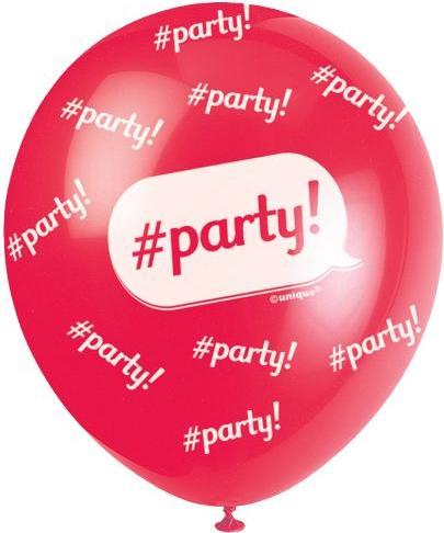 Unique Luftballons #party Deko Gaming Party 5er Pack (5 x)