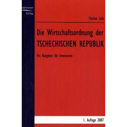 Die Wirtschaftsordnung der tschechischen Republik, Fachbücher
