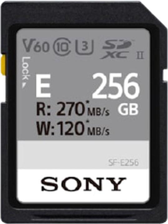 Produktbild Sony SF-E series (256 GB, SDXC, U3, UHS-II)