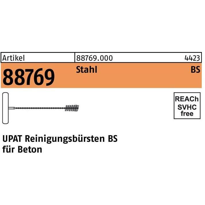 Upat, Schleifmittel, Reinigungsbürste R 88769 UMV VARIO BS 28 - F. M24 Stahl Reinigungsbürsten BS für Beton