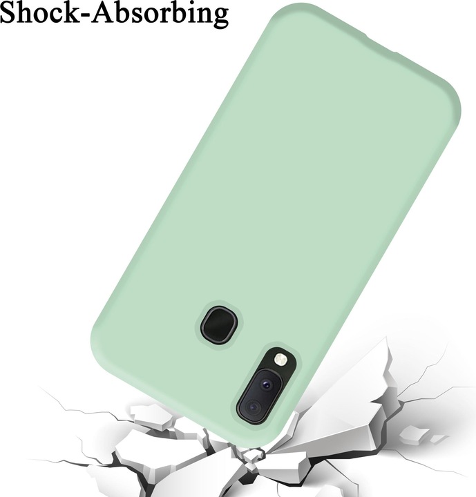 Actual product image Cadorabo TPU Liquid Silicone Case Cover (Samsung Galaxy A20e)