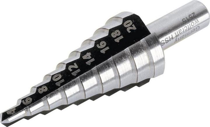 Image du produit wolfcraft wolfcraft 1 Stufenbohrer HSS, Schaft 10mm, ø8-35mm (10 mm)