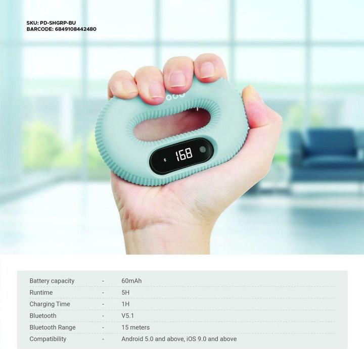 Actual product image Porodo Smart Hand Grip