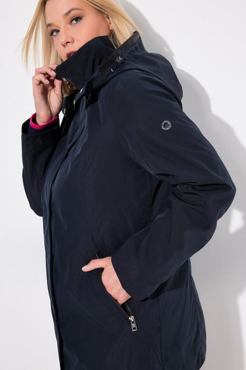 Produktbild Ulla Popken HYPRAR Funktionsjacke, wasserabweisend, Kapuze (46, 48)