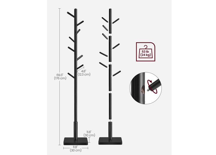 Actual product image Vasagle Coat rack